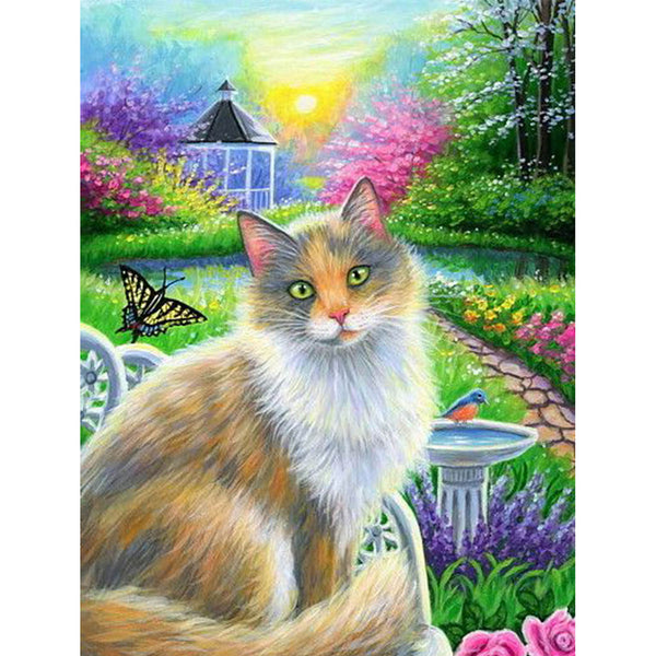 5D Diamond Painting cat Paint with Diamonds Art Crystal Craft Decor AH2040