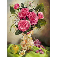 5D Diamond Painting flower Paint with Diamonds Art Crystal Craft Decor AH1654