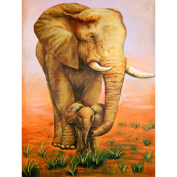 5D Diamond Painting elephant Paint with Diamonds Art Crystal Craft Decor AH1353