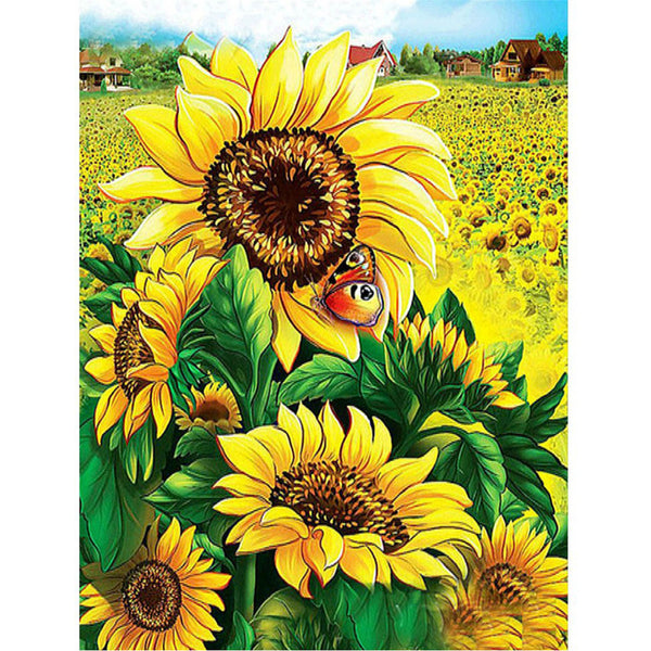 5D Diamond Painting sunflower Paint with Diamonds Art Crystal Craft Decor AH2251