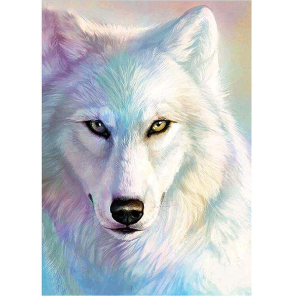 White Wolf of the Forest 5D Diamond Painting -  – Five Diamond  Painting