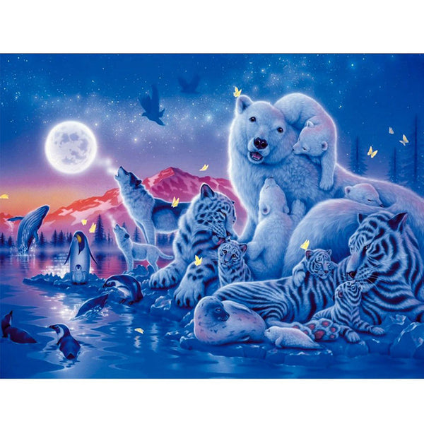 5D Diamond Painting tiger Paint with Diamonds Art Crystal Craft Decor AH1984