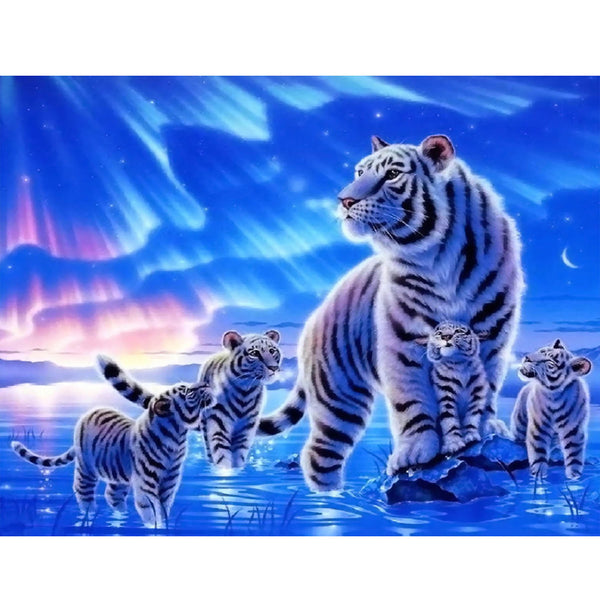5D Diamond Painting tiger Paint with Diamonds Art Crystal Craft Decor AH1972