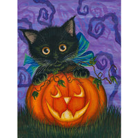 5D Diamond Painting halloween pumpkin lantern Paint with Diamonds Art Crystal Craft Decor AH2220