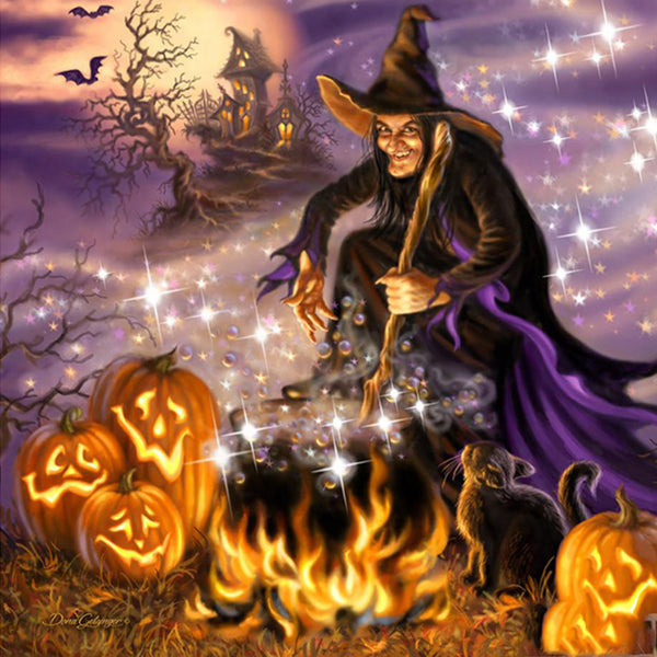 Clearance! SDJMa Halloween Diamond Painting Kits for Adults, 5D