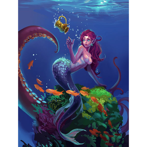 Svance 5D Diamond Art for Kids - 30Pcs Mermaid Diamond Painting