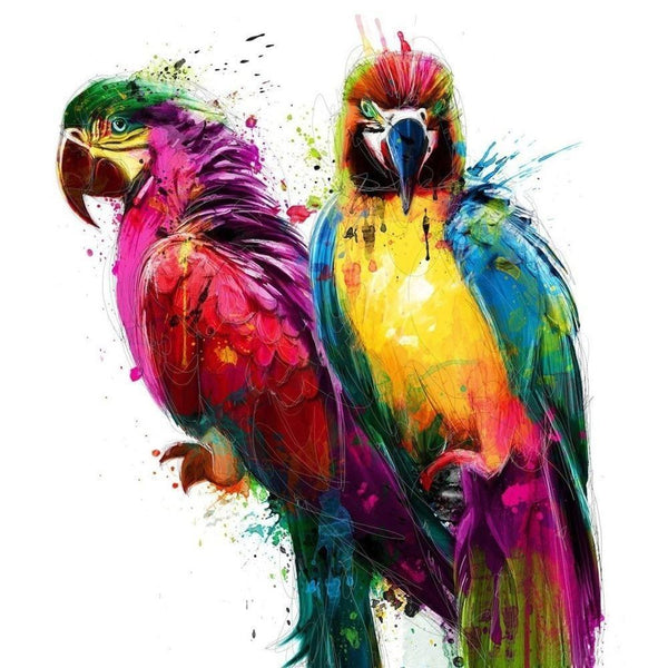 5D Diamond Painting Two Parrot Paint with Diamonds Art Crystal Craft Decor