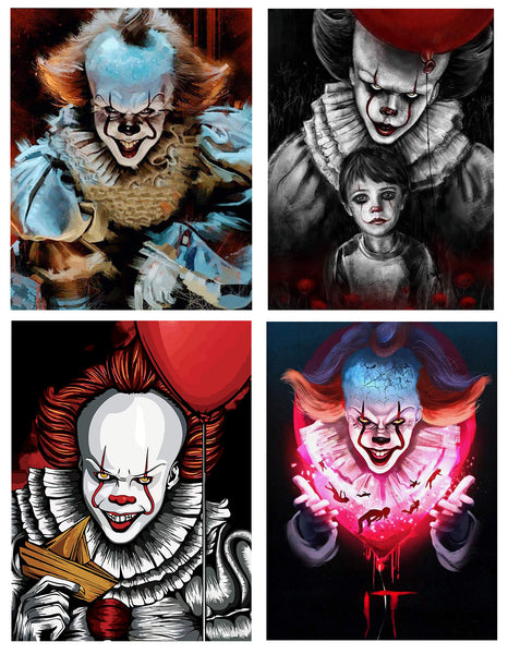 DIAMOND PAINTING KIT DIY FULL DRILL ROUND 30X40 CM  PENNYWISE THE